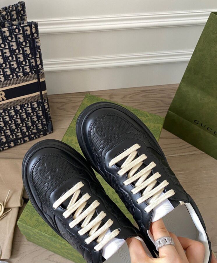 Gucci Unisex GG embossed sneaker Black-8