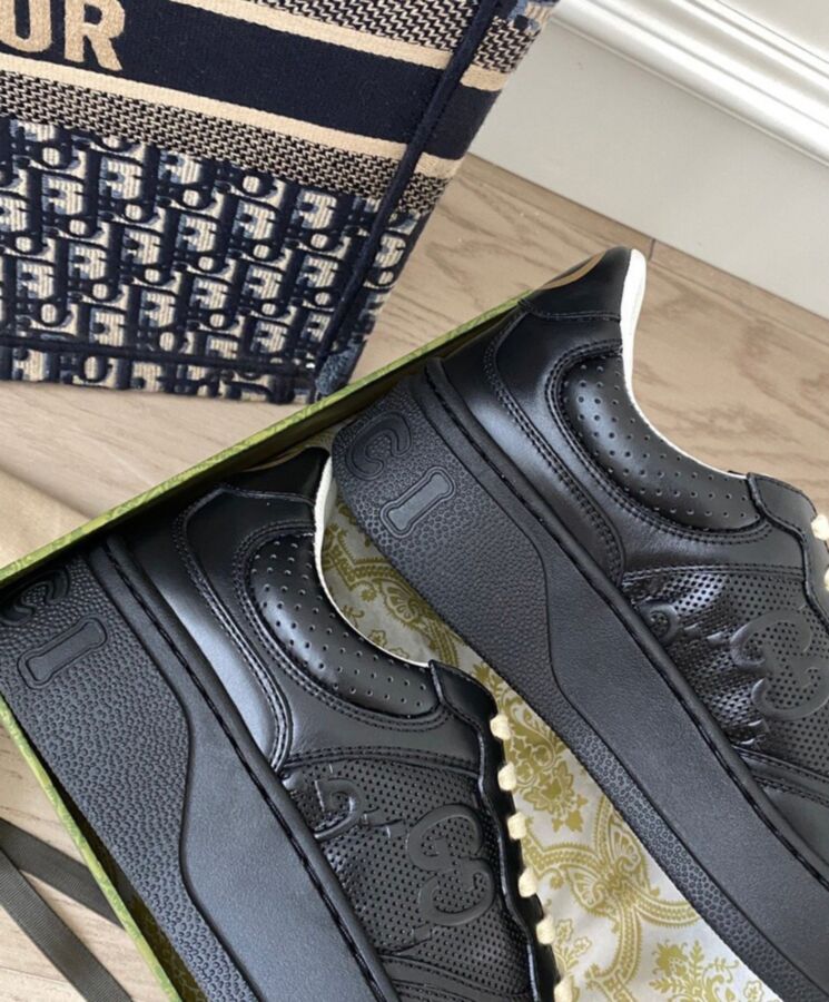Gucci Unisex GG embossed sneaker Black-9