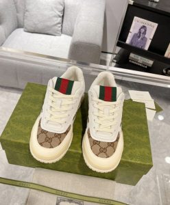 Gucci Unisex Re-Web Trainer 785452 White-2