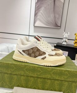 Gucci Unisex Re-Web Trainer 785452 White-3