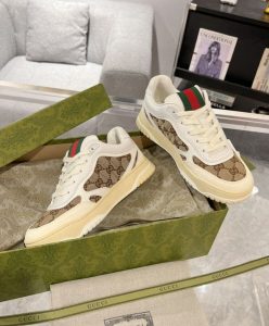 Gucci Unisex Re-Web Trainer 785452 White-4