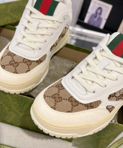 Gucci Unisex Re-Web Trainer 785452 White-7