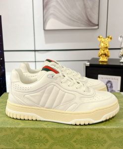 Gucci Unisex Re-Web Trainer 785728 White-3
