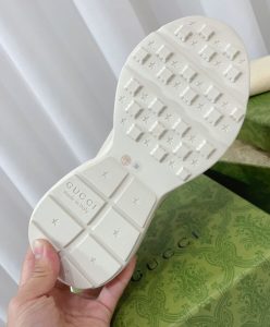 Gucci Unisex Rhyton Sneaker With Animal Print 738776 Cream-10