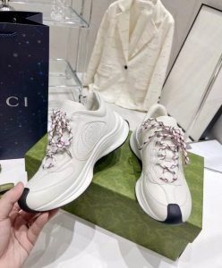 Gucci Unisex Run Sneaker 734904 Cream-4