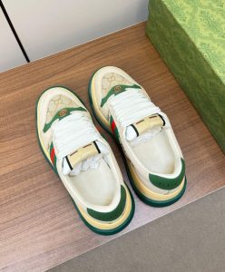 Gucci Unisex Screener Sneaker With Web 777102-8