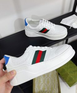 Gucci Unisex Sneaker With Web White-5