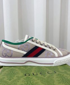 Gucci Unisex Tennis 1977 Jumbo GG Sneaker 725879 Purple-7