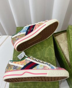 Gucci Unisex Tennis 1977 sneaker 731950 Coffee-10