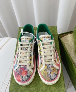 Gucci Unisex Tennis 1977 sneaker 731950 Coffee-2