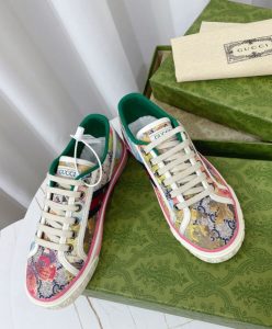 Gucci Unisex Tennis 1977 sneaker 731950 Coffee-3