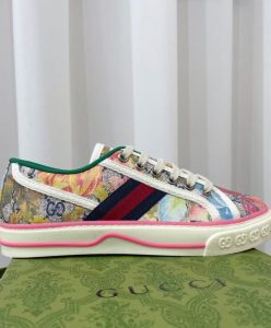 Gucci Unisex Tennis 1977 sneaker 731950 Coffee-7