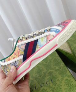 Gucci Unisex Tennis 1977 sneaker 731950 Coffee-8