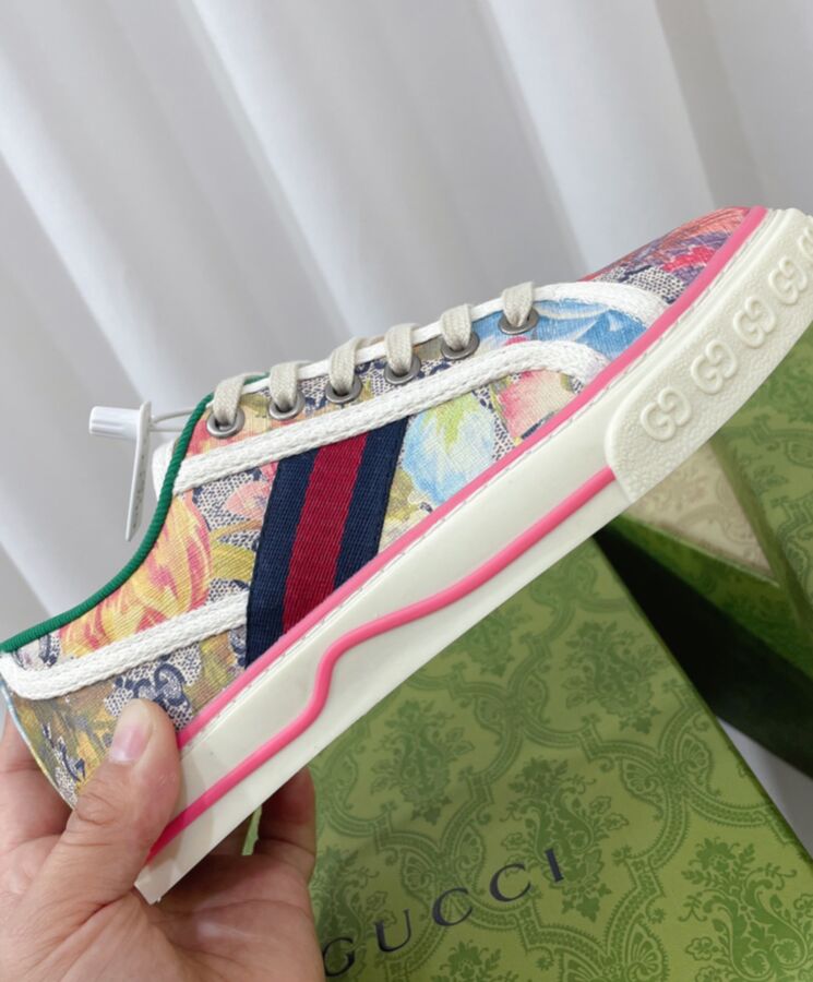 Gucci Unisex Tennis 1977 sneaker 731950 Coffee-8