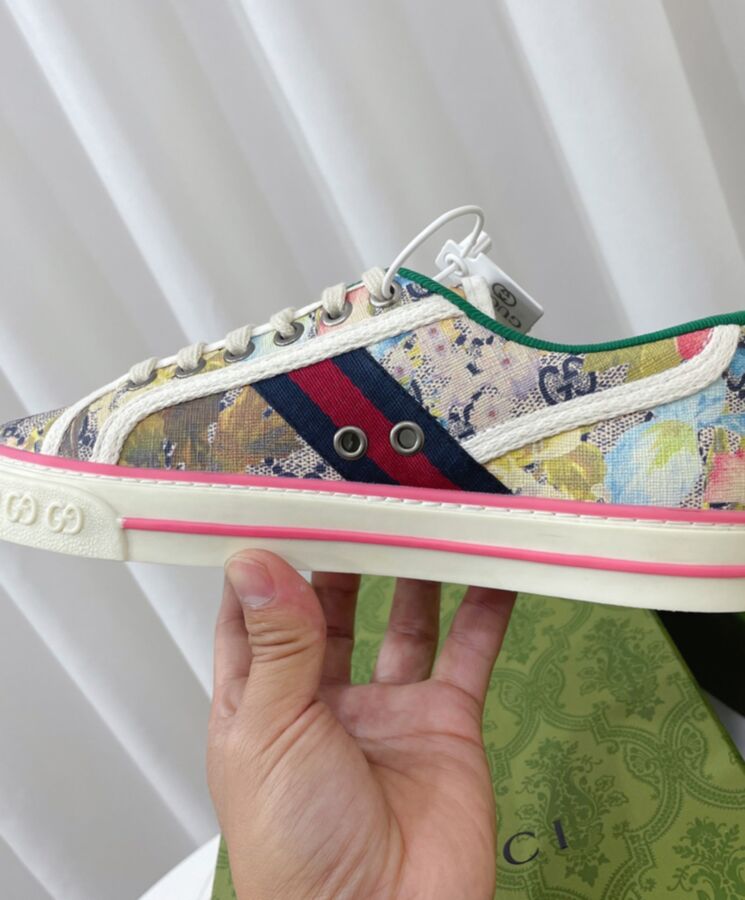 Gucci Unisex Tennis 1977 sneaker 731950 Coffee-9