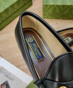 Gucci Womens 1953 Horsebit Leather Loafer 307929 Black-7