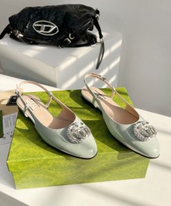 Gucci Womens Ballerina With Double G 762765-3