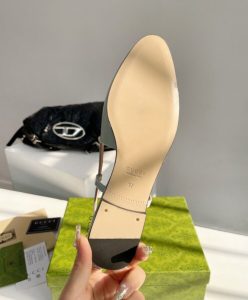 Gucci Womens Ballerina With Double G 762765-6