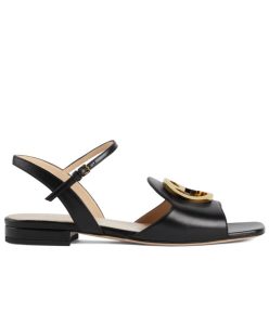 Gucci Womens Blondie Sandal 729957 Black-1