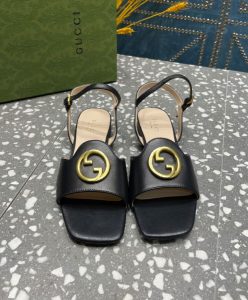 Gucci Womens Blondie Sandal 729957 Black-2