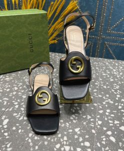 Gucci Womens Blondie Sandal 729957 Black-3