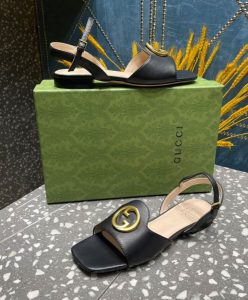 Gucci Womens Blondie Sandal 729957 Black-6