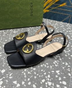 Gucci Womens Blondie Sandal 729957 Black-7