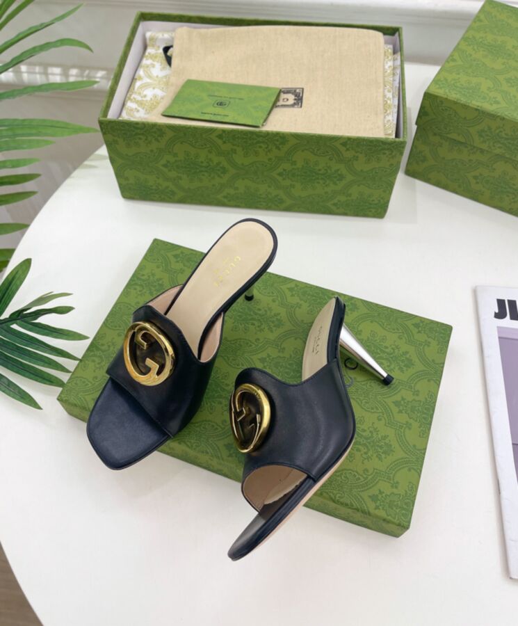 Gucci Womens Blondie Slide Sandal 723391-6