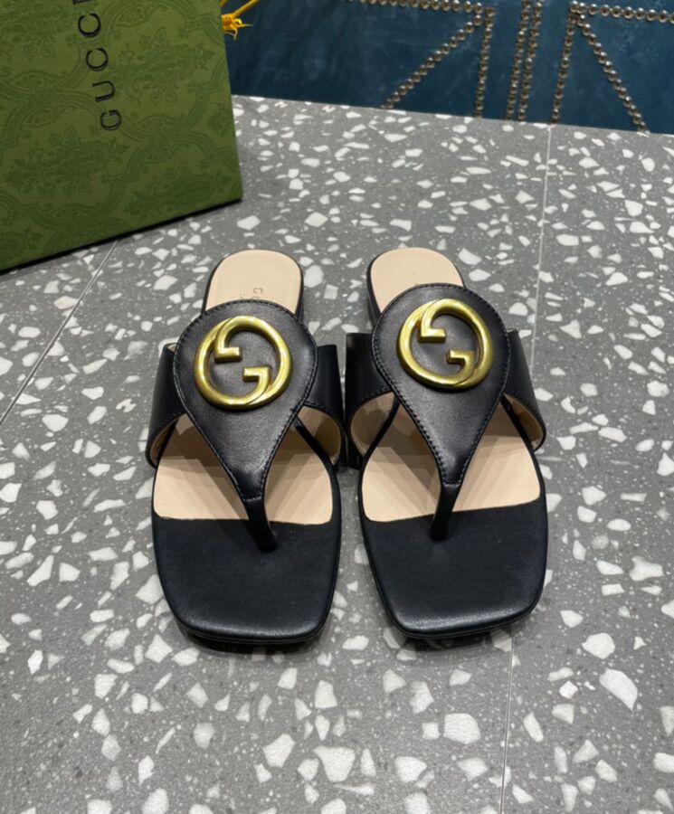Gucci Womens Blondie Thong Sandal 739048-2