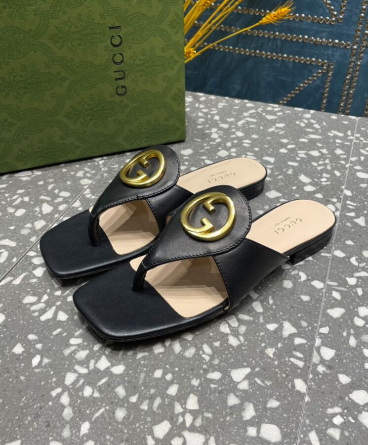 Gucci Womens Blondie Thong Sandal 739048-6