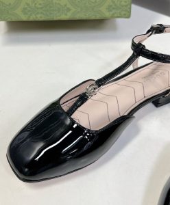 Gucci Womens Double G Ballet Flat 754136 Black-8