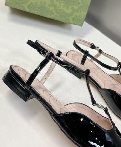 Gucci Womens Double G Ballet Flat 754136 Black-9