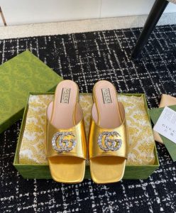 Gucci Womens Double G Slide Sandal 771586-2