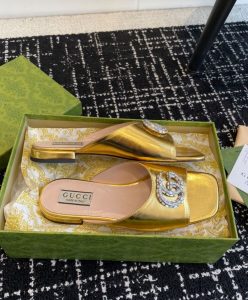 Gucci Womens Double G Slide Sandal 771586-6