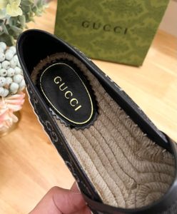 Gucci Womens GG Espadrille 776719 Black-10