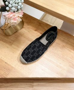 Gucci Womens GG Espadrille 776719 Black-6