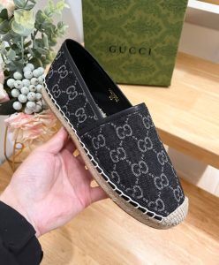 Gucci Womens GG Espadrille 776719 Black-7