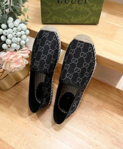 Gucci Womens GG Espadrille 776719 Black-9