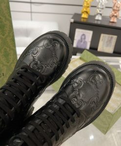 Gucci Womens GG Leather Boot 751712 Black-8