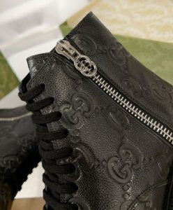 Gucci Womens GG Leather Boot 751712 Black-9