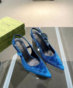 Gucci Womens GG Slingback Pump 762383-2
