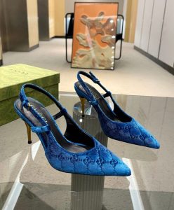 Gucci Womens GG Slingback Pump 762383-3
