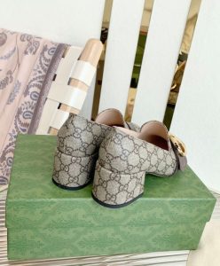 Gucci Womens Gucci Blondie Pump Coffee-8