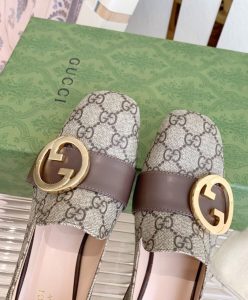 Gucci Womens Gucci Blondie Pump Coffee-9