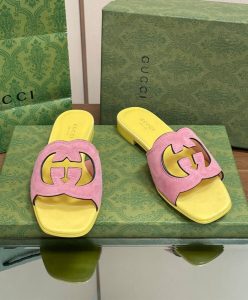 Gucci Womens Interlocking G Cut-Out Sandal 694451-2