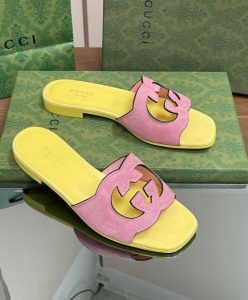 Gucci Womens Interlocking G Cut-Out Sandal 694451-4