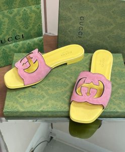 Gucci Womens Interlocking G Cut-Out Sandal 694451-6