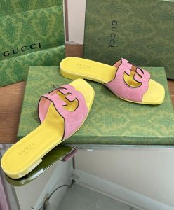 Gucci Womens Interlocking G Cut-Out Sandal 694451-7