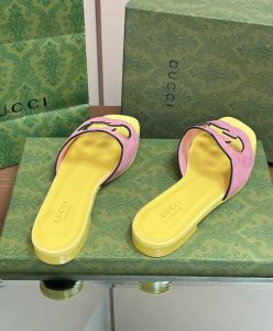 Gucci Womens Interlocking G Cut-Out Sandal 694451-9