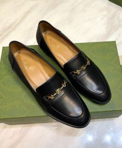 Gucci Womens Loafer With Horsebit Black-3